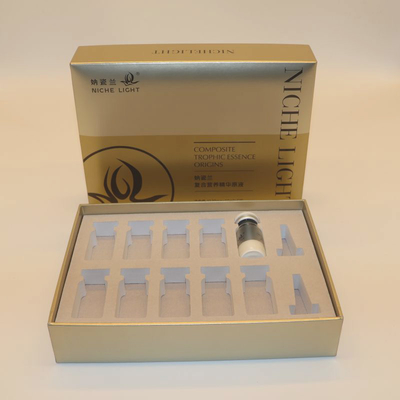 Scatole d'imballaggio su ordinazione di Skincare con EVA e l'affollamento del materiale dell'inserzione C1S 1200g CCNB