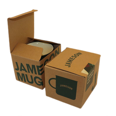 Ecologico, f scatola d'imballaggio ondulata flauto, contenitore di Recycable Kraft di tazza della tazza da vendere le vendite al dettaglio